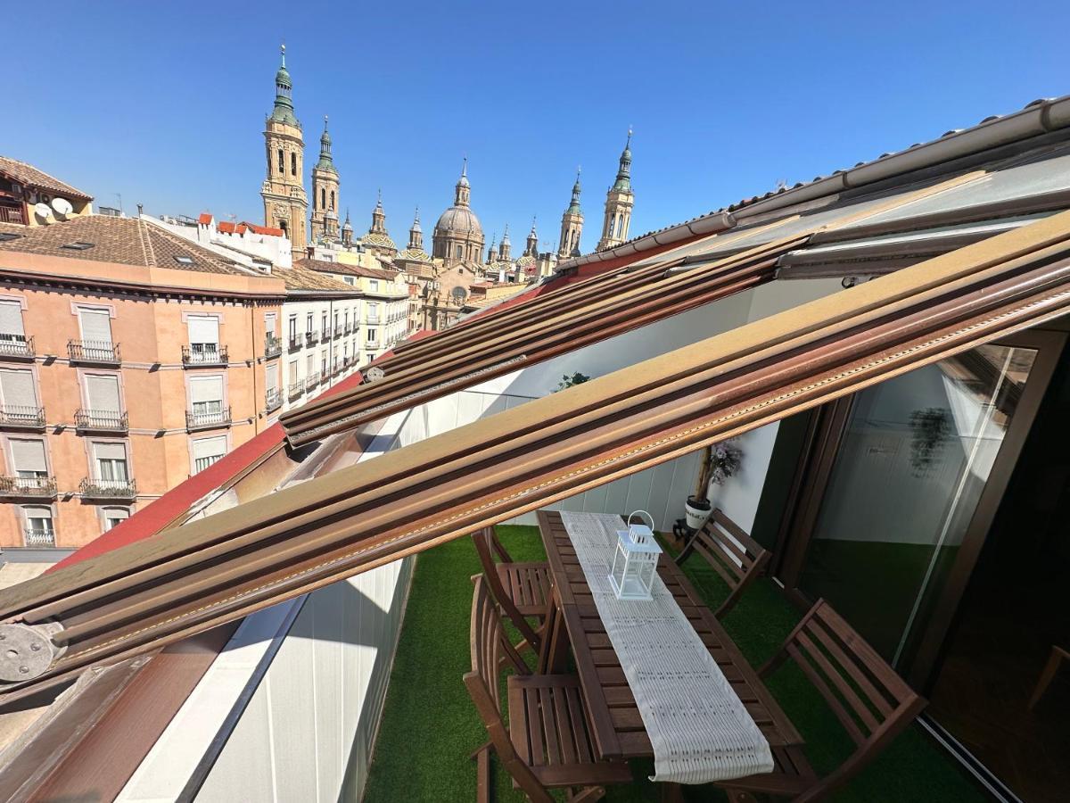 Dos Torres Atico - Solarium Privado En Calle Alfonso I Zaragoza Dış mekan fotoğraf